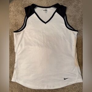 Nike Black and White Women's Top